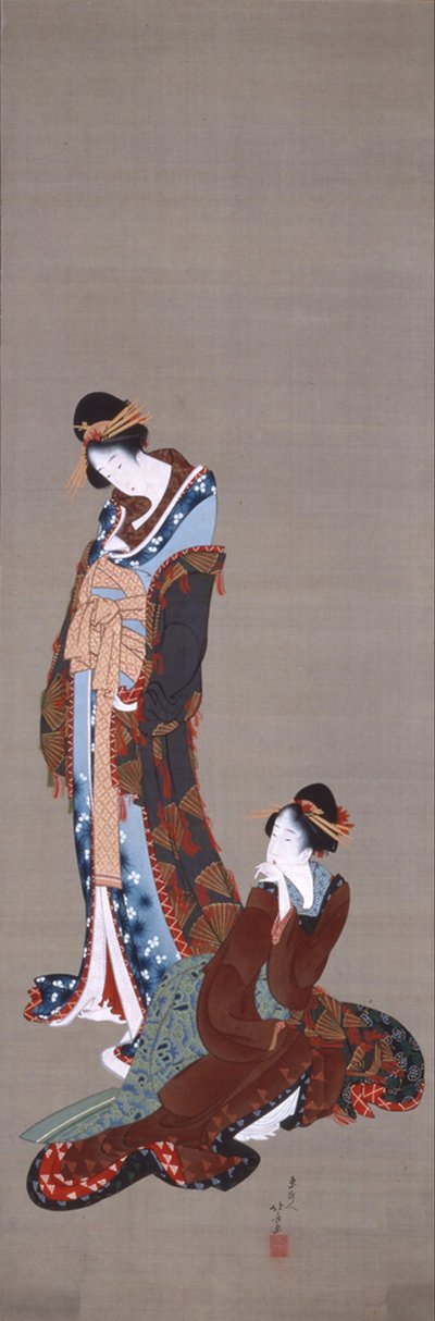 Due bellezze da Katsushika Hokusai